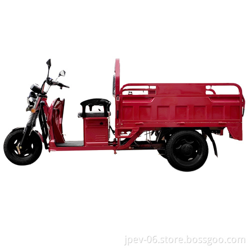 Jinpeng a caldo Vendita a caldo e affidabile Electric Open Body Cargo 3 Rickshaw Electric Tricycle